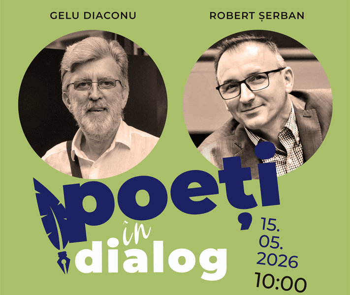 Poeți în dialog la Liceul „Regina Maria” din Dorohoi: Robert Șerban – Gelu Diaconu