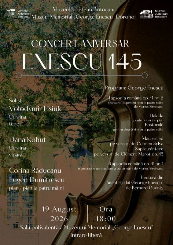 Concert aniversar „Enescu 145”