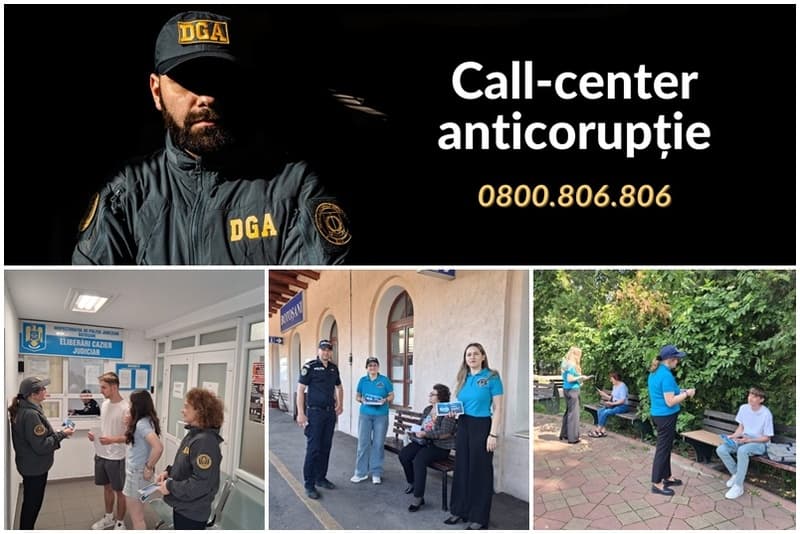 Activități preventive la Botoșani în contextul celebrării Zilei Aniversare a Direcției Generale Anticorupție – 21 de ani de la înființare