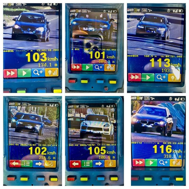 Acțiune a polițiștilor rutieri pentru prevenirea accidentelor rutiere cauzate de viteză excesivă