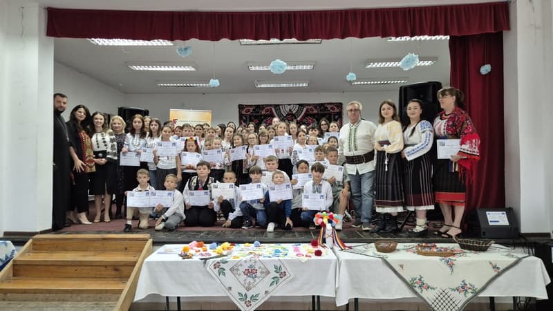 Prima ediție a Taberei de Tradiții „Meșteșuguri vii”, organizată la Concești de Școala Populară de Arte „George Enescu” Botoșani - FOTO