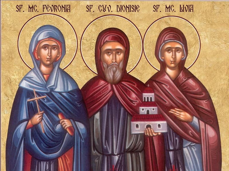 SINAXAR – 25 Iunie – Sf. Cuv. Mc. Fevronia; Sf. Mc. Orentie şi fraţii săi; Sf. Mc. Livia