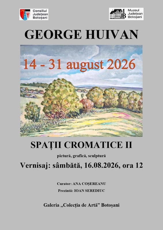 Expoziția personală George Huivan, „Spații Cromatice II”