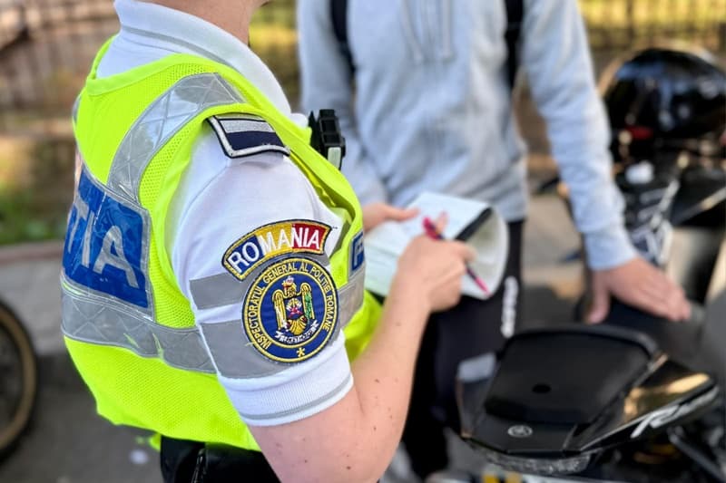 Motocicliștii verificați de polițiști. Activități desfășurate în cadrul Săptămânii Siguranței Rutiere - FOTO