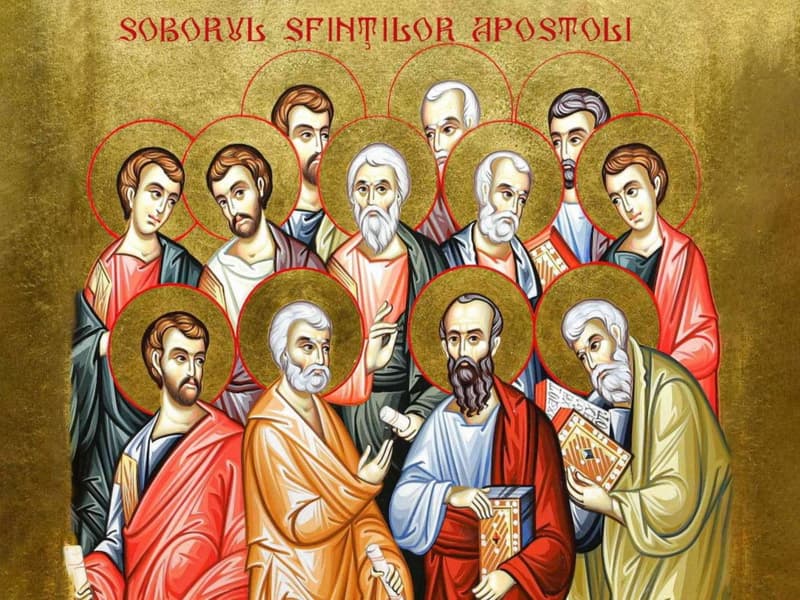 SINAXAR – 30 Iunie – Soborul Sfinţilor 12 Apostoli; Sf. Ier. Ghelasie de la Râmeţ