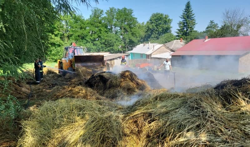Intervenție la peste 40 de grade Celsius în localitatea Smârdan, comuna Suharău