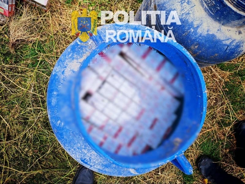 Țigarete de contrabandă confiscate de polițiști la Roma