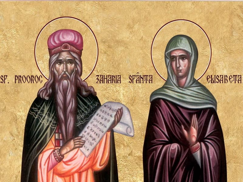 SINAXAR – 23 Septembrie – Zămislirea Sf. Proroc Ioan Botezătorul; Sf. Xantipa și Polixenia