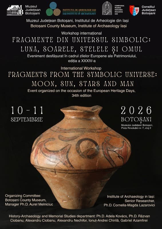Muzeul Județean Botoșani: Workshop-ul internațional „Fragmente din universul simbolic: luna, soarele, stelele și omul”