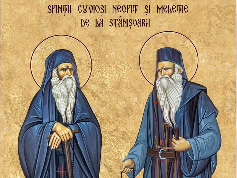 SINAXAR – 3 Septembrie – Sf. Cuv. Neofit şi Meletie de la Mănăstirea Stânişoara Sf. Sfinţit Mc. Antim