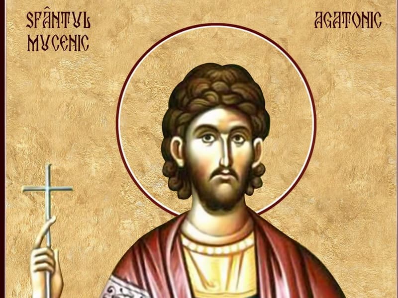 SINAXAR – 22 August – Sfântul Mucenic Agatonic şi cei împreună cu el