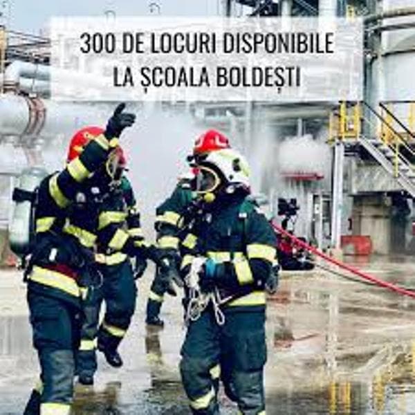 300 de locuri pentru tinerii care vor să devină pompieri
