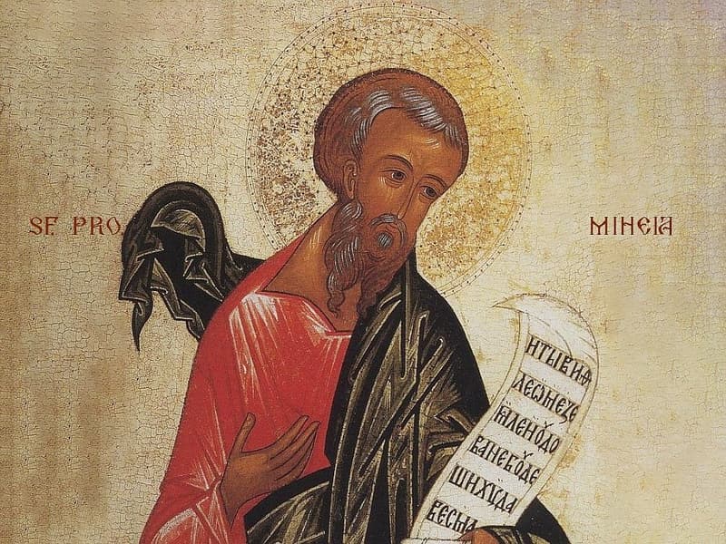 SINAXAR – 14 August – Înainte-prăznuirea Adormirii Maicii Domnului; Sf. Proroc Miheia