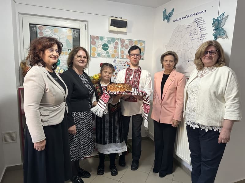 Alteța Sa Regală Principesa Sofia a vizitat Centrul „Steaua Speranței” Dorohoi