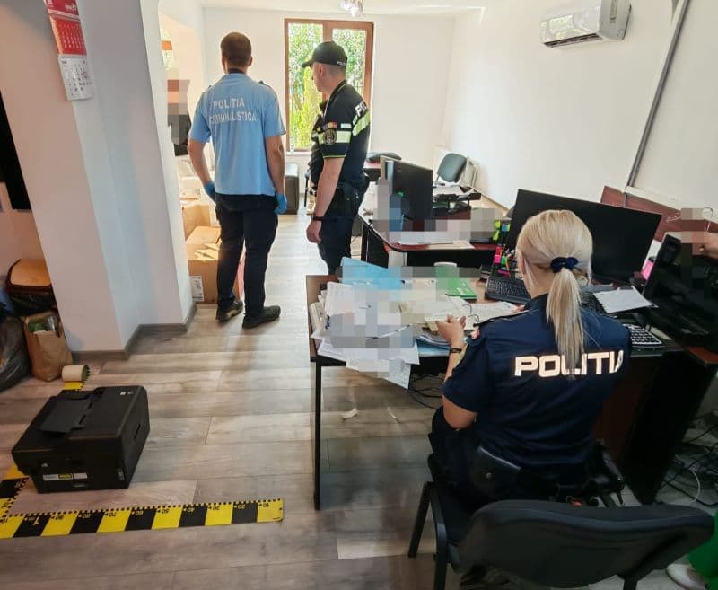 Percheziții organizate de polițiștii Biroului Județean de Poliție Transporturi