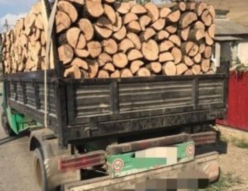 4,5 metri cubi de material lemnos confiscat de polițiști la Pomârla