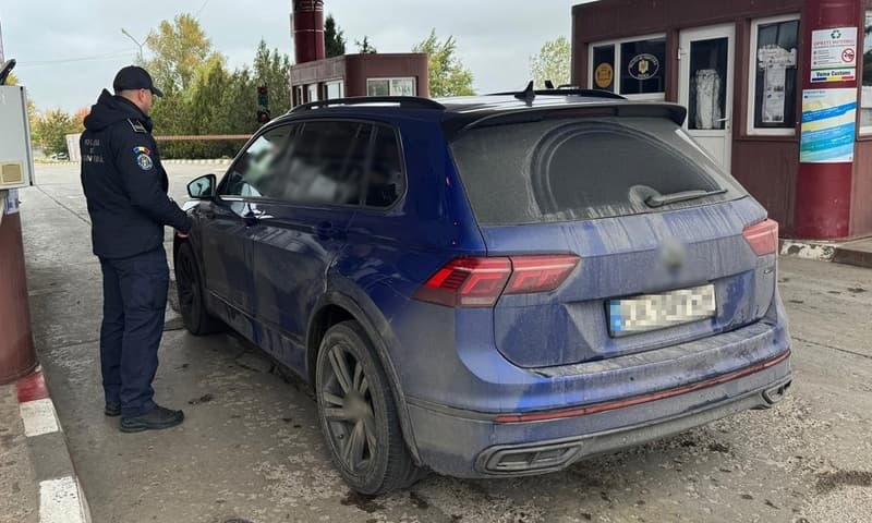 Automobil în valoare de 125.000 de lei, furat din Danemarca, descoperit la Stânca
