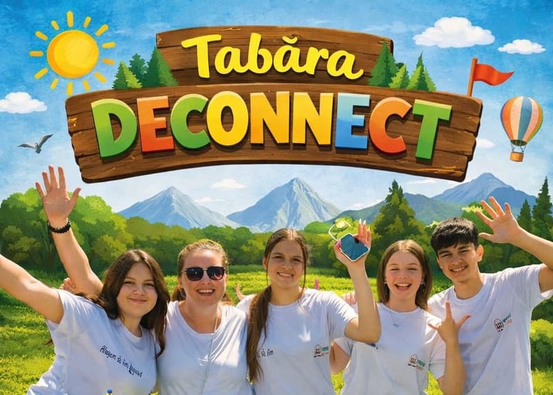 O nouă ediție a taberei DECONNECT: 3–7 august, Poiana Negrii