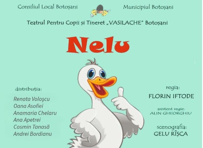„Nelu GâscăNeluʼ!” Un nou spectacol pentru cei mici!!