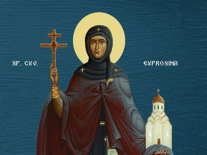 SINAXAR – 25 Septembrie – Sf. Cuv. Eufrosina; Sf. Cuv. Pafnutie Egipteanul