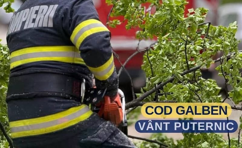 Atenție, vânt puternic pentru județul Botoșani