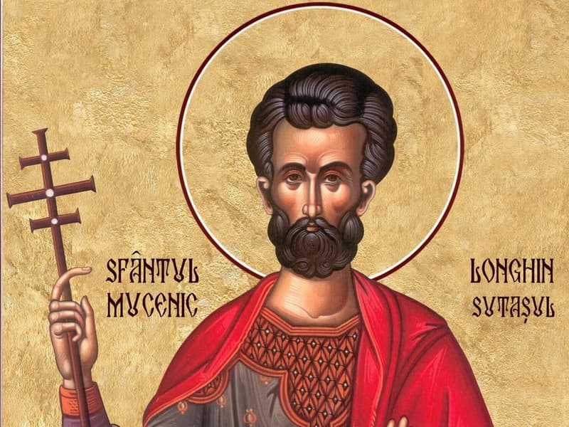 SINAXAR – 16 Octombrie – Sfântul Mucenic Longhin Sutaşul