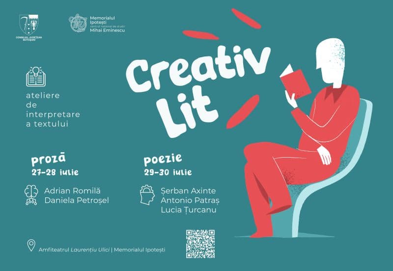 Profesorii din județ sunt așteptați la Memorialul Ipotești la o nouă ediție a atelierelor CreativLit