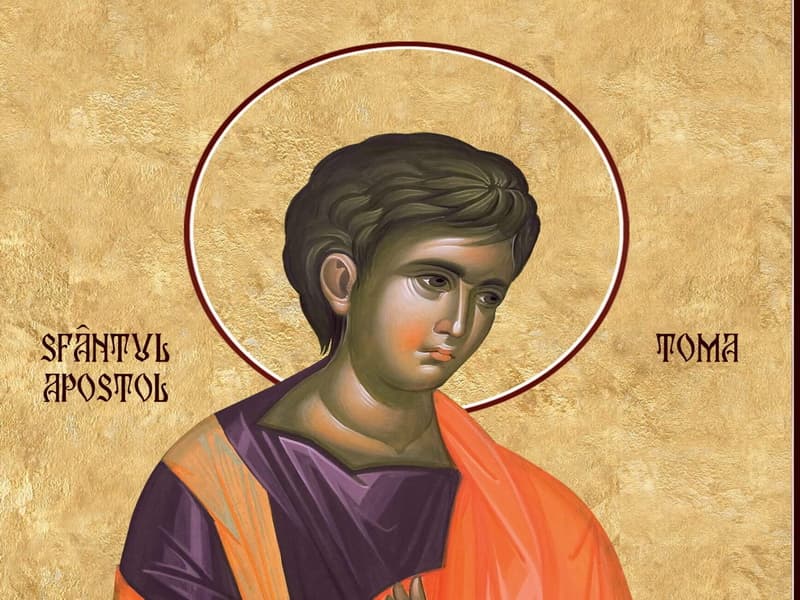 SINAXAR – 6 Octombrie – Sfântul Apostol Toma; Sf. Mc. Erotiida