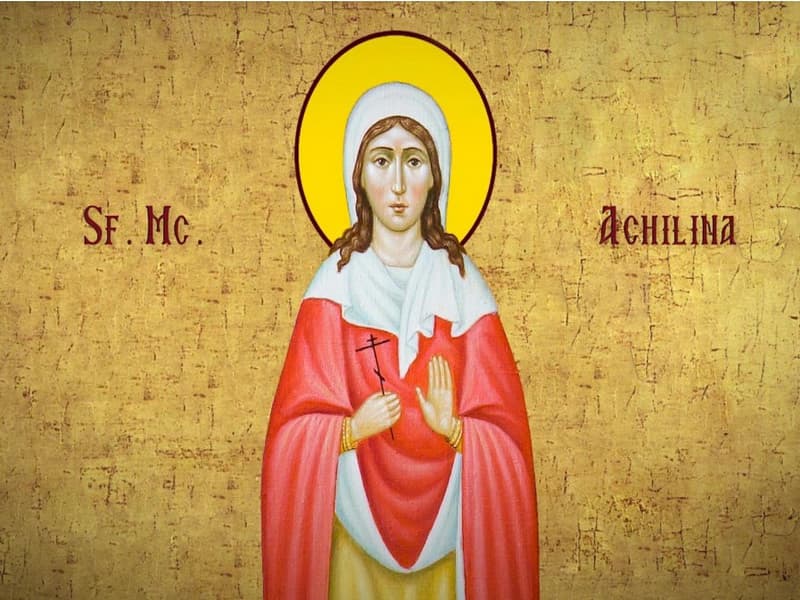 SINAXAR – 13 Iunie – Sf. Mc. Achilina; Sf. Ier. Trifilie Episcopul Lefcosiei din Cipru