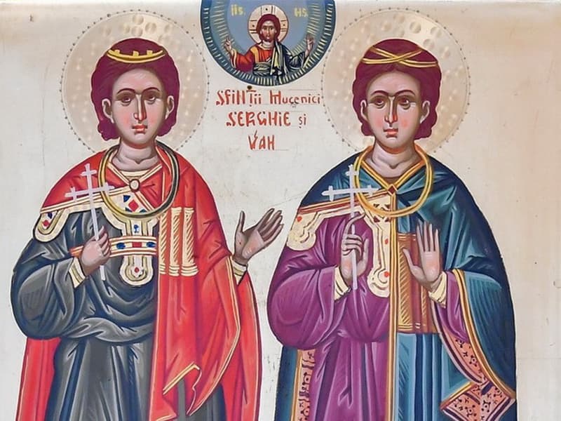SINAXAR – 7 Octombrie – Sfinţii Mari Mucenici Serghie şi Vah