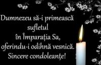 Sincere condoleanțe pentru pierderea MAMEI