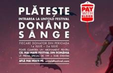 Primul festival la care biletul se plătește donând sânge - UNTOLD