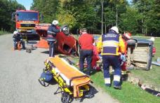 Acțiune de amploare a pompierilor botoșăneni! 30 de persoane rănite într-un accident!
