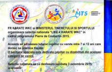 Copiii dornici să învețe și să practice Karate sunt așteptați la Sala Polivalentă – Află când este selecția