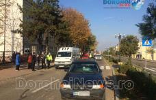 Elev al Liceului „Regina Maria” Dorohoi lovit în plin pe o trecere de pietoni de pe Bulevardul Victoriei - FOTO