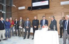 Oameni de afaceri şi autorităţi publice din două judeţe s-au reunit pe aeroportul Salcea
