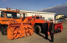 Trei autofreze moderne achiziționate pentru deszăpezirea drumurilor naţionale din Botoşani - FOTO