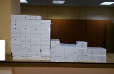 47 tablete Ipad Mini şi 27 ceasuri Apple Watch ascunse într-un autocar, descoperite de polițiștii de frontieră - FOTO