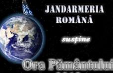 De „Ora Pământului” Jandarmeria stinge lumina, nu și vigilența