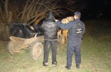 Cetăţean român prins cu ţigări de peste 56.000 lei în căruţă - FOTO