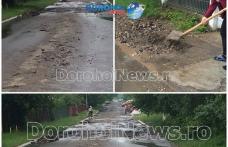 Două gospodării din Dorohoi inundate după o nouă ploaie torențială! Pompierii au intervenit pentru degajarea apei - FOTO