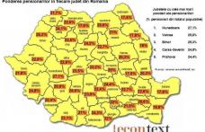 Top! Ponderea pensionarilor in fiecare judet din Romania