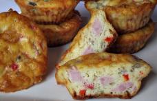 Brioșe tip pizza