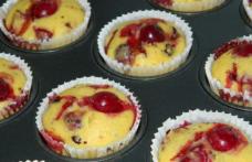 Muffins cu vișine