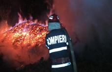Adăpost de animale distrus într-un incendiu provocat cu intenţie