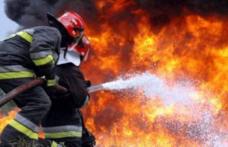 Cinci incendii în mai puţin de patru ore