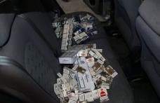 Autoturism „căptusit” cu peste 2.000 de ţigarete, depistat la Punctul de Trecere a Frontierei - FOTO
