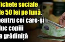 DAS Dorohoi anunță distribuirea tichetelor sociale pentru gradiniţă aferente lunii Octombrie 2016