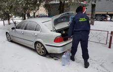 Alcool fără documente legale, confiscat la frontieră pentru a fi comercializat la Dorohoi – FOTO