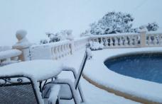  Fenomen meteo bizar: în prag de primăvară, a nins în Spania